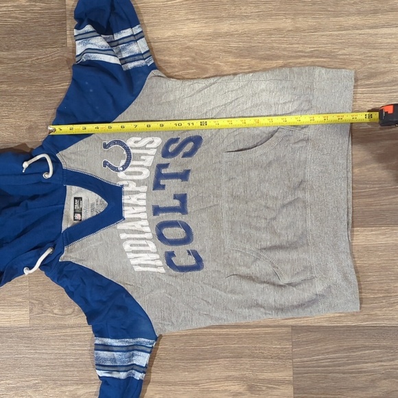 NFL Indianapolis colts sweatshirt, size large, blue and gray - Picture 8 of 8